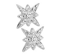 TOGEVAL Orecchini a Bottone a Stella Da Donna in Argento 925 Leggero e Lucente, Design Delicato Personalizzato, Gioielli Per Feste, Matrimoni e Uso Quotidiano