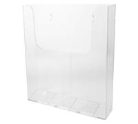 TOGEVAL Organizer da Parete in Acrilico Trasparente con Tasca Singola Porta Documenti Sospeso per Ufficio Scuola e Casa Supporto Robusto per Riviste e Corrispondenza