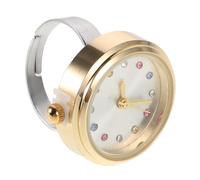 TOGEVAL Orologio Per Dito Diamantato Colorato Attenzione Agli Studenti L'orologio Suona Orologi Divertenti Donna Orologio Gli Studenti Guardano Orologi Di Novità Bicchiere D'oro