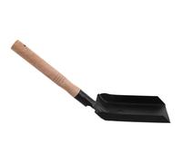 TOGEVAL Pala in Ferro con Manico in Legno Ergonomico per Giardinaggio e Scavo Badile Multiuso per Esterni Paletta Piccola per Terreno Rimozione Carbone e Pulizia Domestica