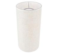 TOGEVAL Paralume e Buona Stabilità Cilindrico in Lino Beige per Lampada da Terra Base E27, Diffusione della Luce per Decorazione della Casa