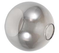 TOGEVAL Paralume Sfera in Vetro Trasparente Grande per Lampadario e Applique Paralume Semicircolare Protettivo Antipolvere per Lampade da Soggiorno e Camera