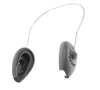 TOGEVAL Paraorecchie in Silicone Alimentare Anello in Acciaio, Copriorecchie Protettivi per Tintura Chioma, Protezione Termica e per Salone e Uso Domestico