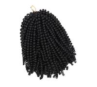 TOGEVAL Parrucca da Donna Treccia Corta, Parrucca Naturale in Fibra Chimica Resistente, Comoda e Traspirante per Uso Quotidiano, Feste a Tema e Cosplay, Confezione