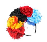 TOGEVAL per Ragazza con Fiori Simulati e Fascia per Matrimoni Feste e Fotografici e in Vari Colori