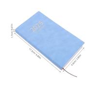 TOGEVAL Planner Notebook Blu con Pianificazione Mensile e Giornaliera Agenda Settimanale Spirale per Ufficio e Scuola Organizer con Indice Mensile e Funzione Note Integrata
