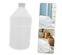 TOGEVAL Plastica Bianca con Contenitore Ermetico per Shampoo e Bevande Ricaricabile Resistente e Portatile per Liquidi