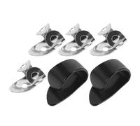 TOGEVAL Plettri in Metallo per Chitarra e Banjo da Plettri per Dita e Regolabili per Fingerstyle Basso e Tecniche di Precisione