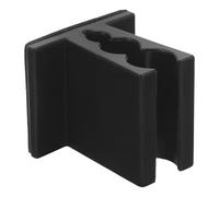 TOGEVAL Porta Microfono Clip in Plastica Nero per Microfono Wireless con Installazione Rapida e Compatto, per Trasmissioni Live e Discorsi