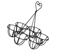 TOGEVAL Porta Uova a Sei Fori Manico Vassoio Espositivo per Uova Nero Design Portatile per Cucina e Mensa Organizer Pratico per Conservare e Trasportare