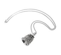 TOGEVAL Portachiavi Campanellino Gufo Vintage in Acciaio Inossidabile Resistente Portachiavi Fortunato per Bici e Moto Accessorio Leggero e Durevole per Ciclisti e Motociclisti