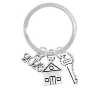 TOGEVAL Portachiavi Regalo per Proprietari Sentimentale per Trasloco Accessorio Versatile per Chiavi e