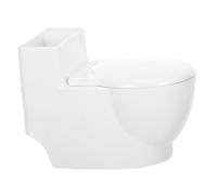 TOGEVAL Posacenere Parete Forma con Portacenere Creativo in PP e Acciaio Inossidabile per Uso Soluzione per e Bagno