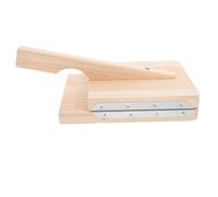 TOGEVAL Pressa in Legno per Pasta e Ravioli con Struttura Robusta in Acciaio Inossidabile Strumento per Impastare e Modellare Dumpling Accessorio Cucina e Facile da Usare Regalo per Amanti