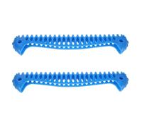 TOGEVAL Protezioni Elastiche per Lame Pattini da Ghiaccio Artistici 2 Pezzi Blu 11X2 Pollici Accessori per Pattinaggio su Ghiaccio Adulti e Protezione Trasportabile per Gare e Allenamenti