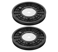 TOGEVAL Puleggia Cuscinetto per Cyclette da Interno Accessorio per Cinghia di Trasmissione Fitness Set 2 Pezzi Ruote a Rulli in Plastica Compatibile per Allenamento Silenzioso in Casa e