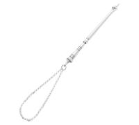 TOGEVAL Puntatore della Torah in Metallo Catena, Punta a Cipolla per Lettura e Studio delle Scritture, Accessorio Ebraico per Culto e Regalo di Iniziazione