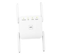 TOGEVAL Ripetitore Wifi Mbps con Amplificatore Segnale e Antenne Esterno Extender da Parete ad Alta Potenza con Porta Modalità Relay e Accesso Facile Bianco