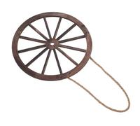 TOGEVAL Ruota Decorativa in Legno per Decorazioni Western per ed Esterni Design con Finitura e Facile da Appendere