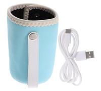TOGEVAL Scaldabiberon Portatile in Neoprene Riutilizzabile Riscaldamento USB per Bottiglia Bambina, Protezione Antiscivolo e Isolamento Termico per Uso Quotidiano e Viaggio