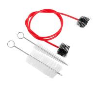 TOGEVAL Scovolini per Pulizia Tromba con Manico in Acciaio Inossidabile Spazzole Elastiche per Bocchino e Valvole Kit Completo per Strumenti Fiato come Tromba Flauto e Sassofono