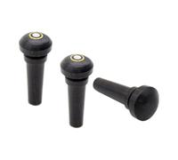 TOGEVAL Set 3 Pz Piroli per Violino in Ebano Nero, Design Classico Elegante, Alta Affidabilità per Cambiare la Qualità del Suono, Accessori per Musicisti di Violino