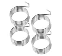 TOGEVAL Set 4 Pezzi Molle Acceleratore Gancio per Micro Motocoltivatore Diesel, Parti Ricambio Gruppo Molla Controllo velocità Timone, Kit Montaggio per Gestione Precisa