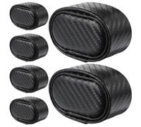 TOGEVAL Set 6 Cuscini per Orologi e Gioielli in Fibra di Carbonio Nera Cuscini per Espositori di Braccialetti e Catene per Conservazione e Esposizione Imbottitura in Spugna