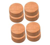 TOGEVAL Set 8 Pezzi Cuscinetti in Sughero per Tromba e Trombone, Ricambio in Legno Naturale Resistente, Protezione Strumenti a Fiato, Accessori per Musicisti Principianti e Professionisti