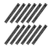 TOGEVAL Set da 12 Cubi Espositori Prezzi per Gioielli in Plastica Cartellini Prezzi Flessibili per Negozi al Dettaglio Supporti Stabili per Esposizione Professionale di Gioielleria