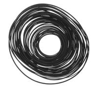 TOGEVAL Set da 50 Cinghie in Gomma per Lettore e Registratore a Cassette Misure Assortite 07+10Mm 40-190Mm Kit di Riparazione Portatile per Manutenzione e Ripristino Qualità Audio