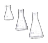 TOGEVAL Set di 3 Camici per Laboratorio Scolastico di Chimica Decorazioni Scuola, Occhiali da Laboratorio Chimico per Studenti e Bottiglie Vetro per Esperimenti Scientifici