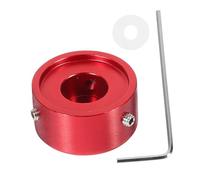 TOGEVAL Set Manopola Controllo Rotativo per Pedale Effetti Chitarra, Tappo Interruttore a Pedale in Metallo Rosso, Accessorio per Sostituzione Manopole Chitarra Elettrica e Basso,
