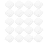 TOGEVAL Sottovasi Quadrati Trasparenti per Piante 30 Pezzi, Vassoi in Plastica Resistenti da 3 Pollici per Interni ed Esterni, Sottovasi Botanici Stabili per Vasi di Piante Grasse