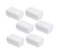 TOGEVAL Spazzola per pulizia del bagno 6 pezzi in spugna e PP per neonati, colore bianco, con setole ultrasoffice per massaggio delicato, adatta a casa e scuola materna