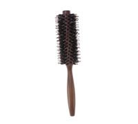 TOGEVAL Spazzola Setole Naturali con Legno per Asciugatura e Styling Design Ergonomico per per Lunghi Corti Lisci e