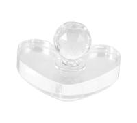TOGEVAL Stampo Per Piatti Per Il Trucco Francobolli D'amore Arrossire Bruciatore Di Incenso in Foglio Di Alluminio Gel Curativo Fascia Per La Cura Della Pelle Plastica Transparent