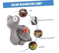 TOGEVAL Statua Solare a Forma di Testuggine da Giardino in Materiale Luce da Esterno a Risparmio Energetico per Cortile e Giardino Decorazione Luminosa Resistente e Facile da Installare