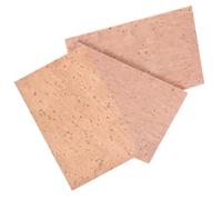 TOGEVAL Sugheri Naturali Per Giunto Collo Sassofono 3 Pezzi, Fogli Sughero Flessibile Per Soprano, Contralto e Tenore, Accessori Sostituzione Parti Strumenti Musicali Saxophone