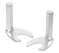 TOGEVAL Supporti Forcellone Oscillante in Alluminio per Cavalletto Laterale Moto Set da 2 Pezzi Montaggio Rapido Accessori per Telai Cavalletti da Paddock Portata 400 Kg per