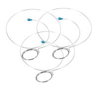 TOGEVAL Supporto a Cerchio per Lente di Ingrandimento in Ferro, 3 Pz, Regolabile, Adatto alla Riparazione Orologi