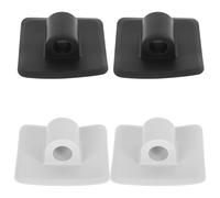 TOGEVAL Supporto Motore per Kayak e Gommoni 4 Pezzi Staffa di Montaggio in Plastica Resistente Morsetto Rapido per Girante Fuoribordo Compatibile Canoe e Barche Gonfiabili per Pesca e