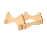 TOGEVAL Supporto per Botte in Legno Naturale, Supporto Stabile per Contenitore Bevande, Uso Versatile per Casa e Piano di Lavoro