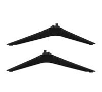 TOGEVAL Supporto Tv Antiscivolo in Abs con Gambe Regolabili per Base Tv da Tavolo, Kit di Ricambio con Viti per Schermi Piatti 50-55 Pollici, per Scrivania e Soggiorno