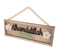 TOGEVAL Targa Legno Rustico Decorativa con Perline per Decorare Pareti e Porte di Casa Perfetta per Caffetterie e Panetterie Atmosfera Festiva e Accogliente