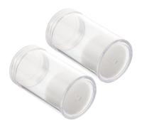 TOGEVAL Tubi Trasparenti in Plastica per Monete Coperchio a Vite, Porta Monete da Collezione 20 Pezzi, Contenitori Sicuri Antiossidazione per Collezionisti, Dimensioni 6x3x3 Cm, Custodie