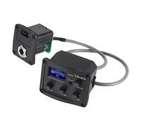 TOGEVAL Ukulele Pickup con Equalizzatore ed Accordatore Cromatico Display LCD Controllo Volume e Indicatori per Musicisti e Accessori Ukulele