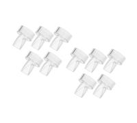 TOGEVAL Valvole a Becco D’anatra per Tiralatte Manuale e Elettrico, Valvole di Non Ritorno in Silicone Sicuro, Accessori per Allattamento Confezione da 10 Pezzi, Compatibili per Uso