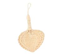 TOGEVAL Ventaglio Foglie di Palma Naturali Ventaglio Manuale Flessibile per Decorazioni di Matrimoni Feste e Casa Accessorio Artigianale Unico e Resistente per Rinfrescarsi e Abbellire