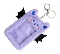 TOGEVAL Visibile Peluche con Clip Custodia Protettiva per Carte e Design Demone Resistente e Decorativo per Studenti